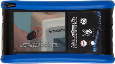 Connecting FM-801 Formaldehyde Meter to AdvancedSense