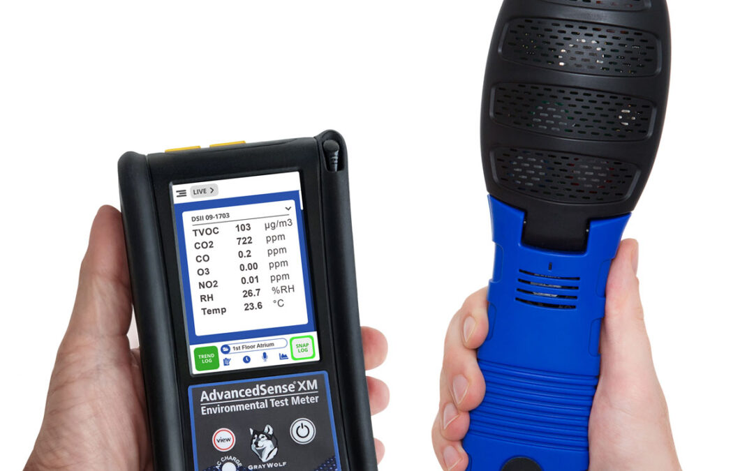 Introducing the AdvancedSense® XM Professional Indoor Air Quality, Toxic Gas, HVAC Meter/Monitor