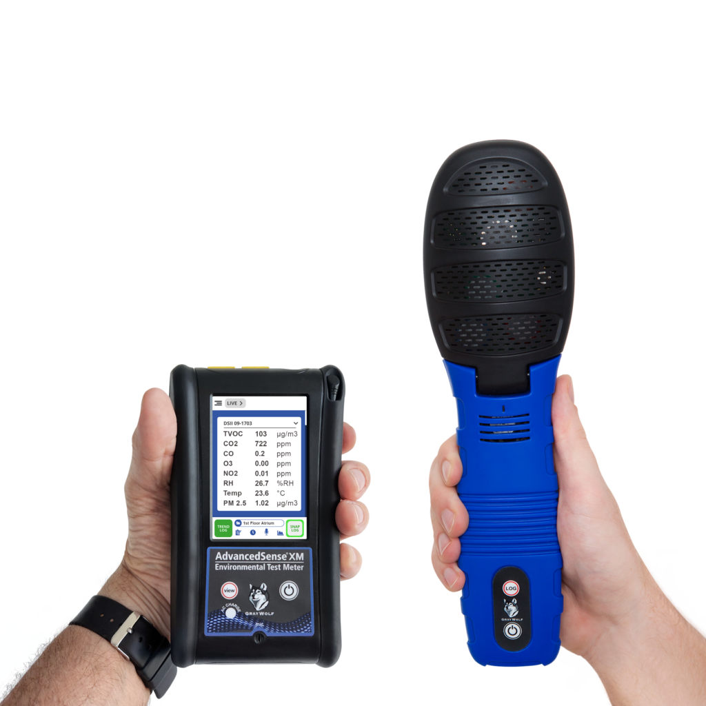 AdvancedSenseXM with DSII Air Quality Probe and BLE connected Particulate Meter