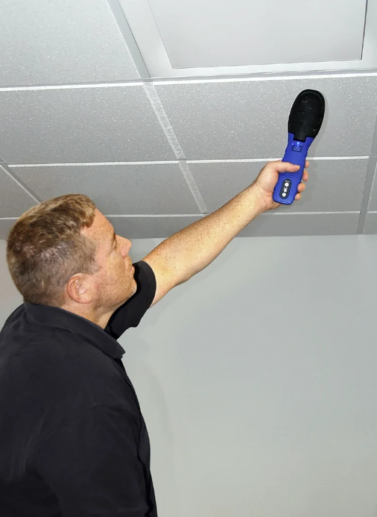 Spot-Checking at Supply Diffusers and Outdoors